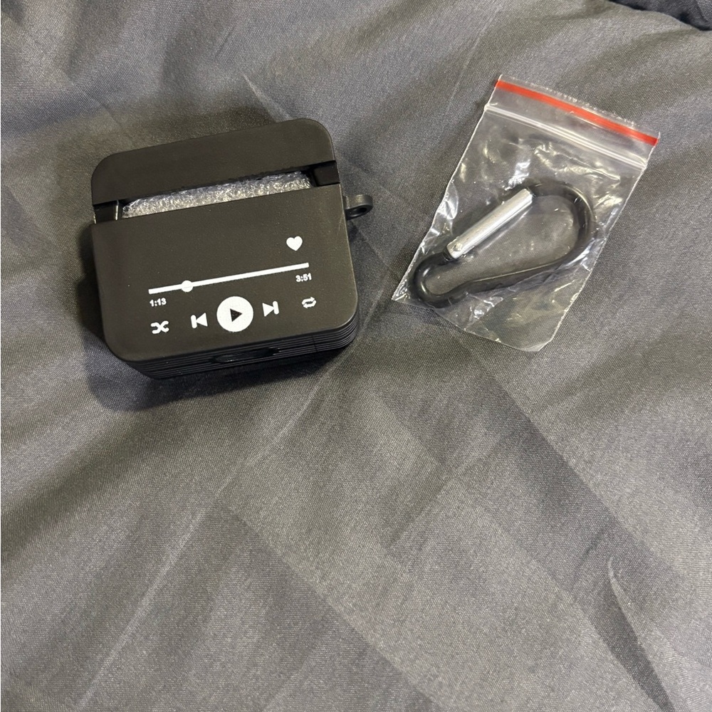 Black Portable AirPod case brand new